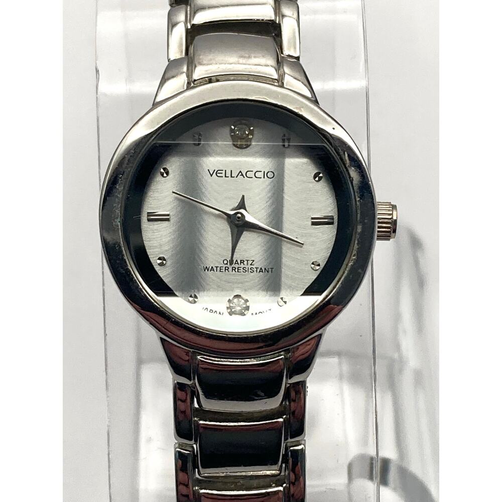 Vellaccio Bracelet Women Unique Crystal Watch 24mm - New Battery - Wrist 7' WR